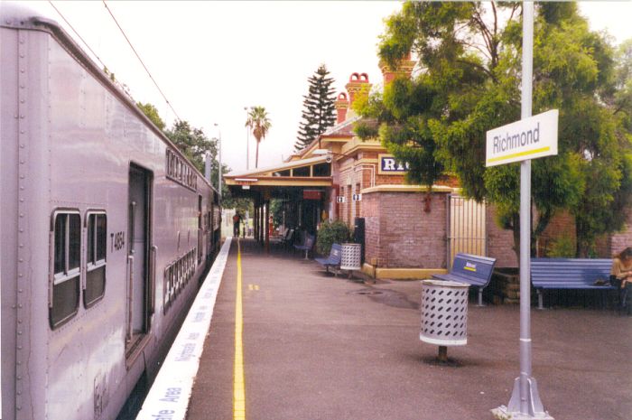 
A Tulloch trailer car sits in the platform shortly before they were
all withdrawn from service.
