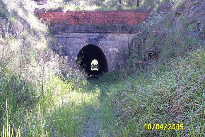 
The up portal of the Richmond Vale No 3 Tunnel.
