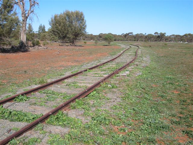 
The remains of the south-east leg of the triangle, looking towards
Hillston.
