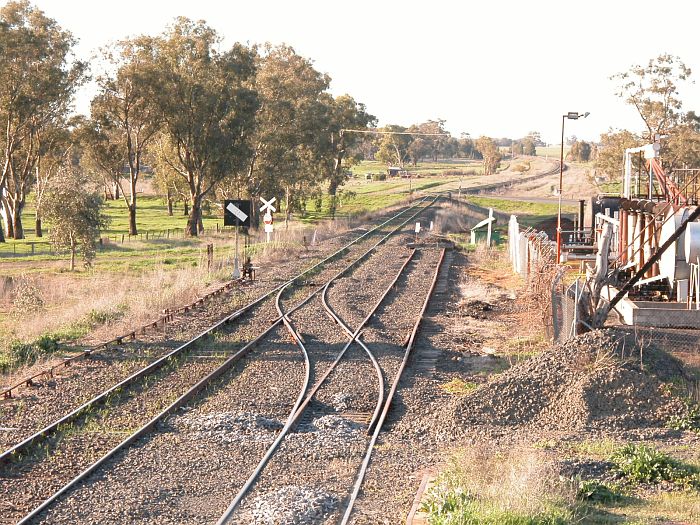 
The view looking down the line towards Coonamble.

