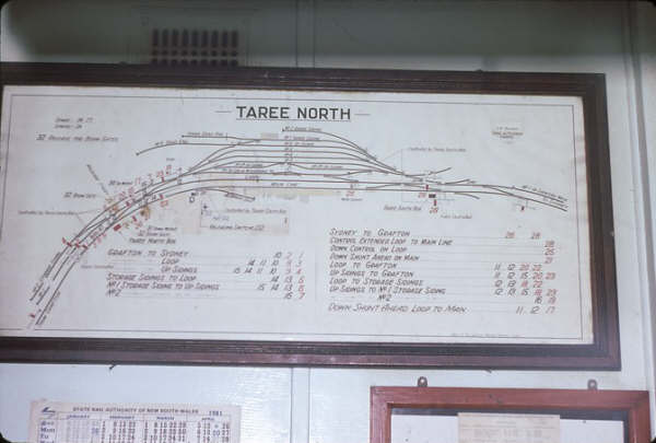 Taree North Diagram in 1987.