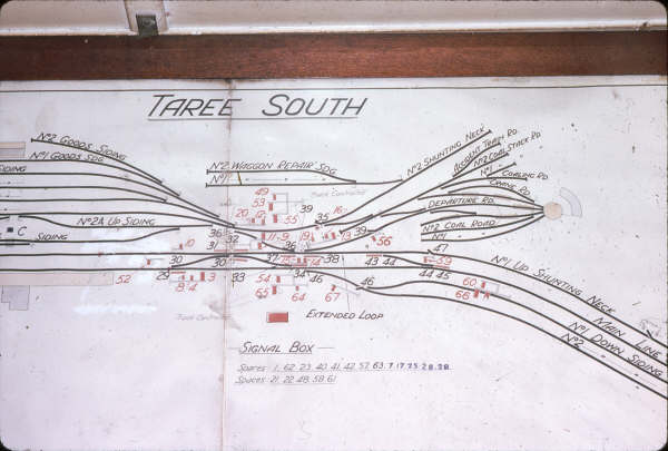 Taree South diagram close up.