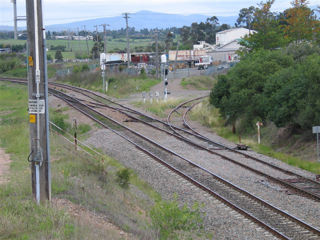 
The northern end of the triangle loop which connects to the Main North
heading west.
