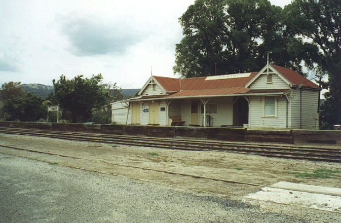 
The station building at Tumut was re-used for the short-lived Mountain High
Railway.
