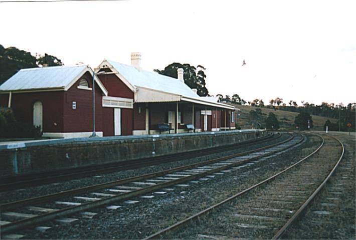 
A view of the station and yard, facing north.
