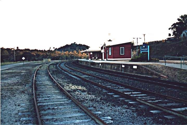
The view of the station looking towards Sydney.
