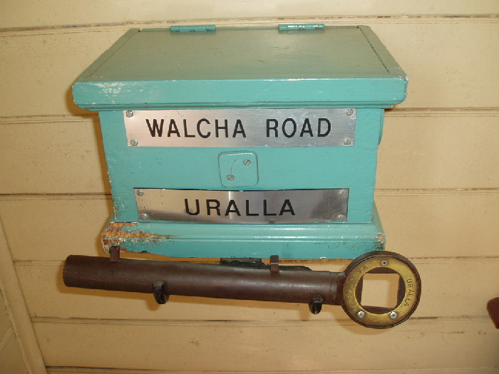 Walcha Road - Uralla section Train Staff.