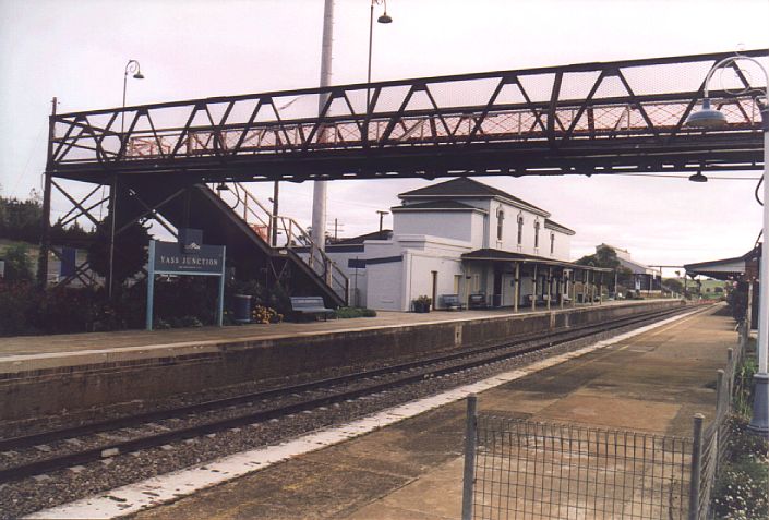 
The impressive station and footbridge at Yass Junction.
