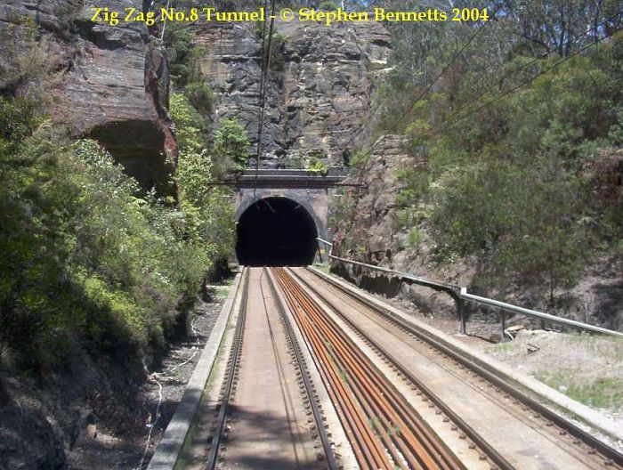 
The down portal of Zig Zag No 8 Tunnel.
